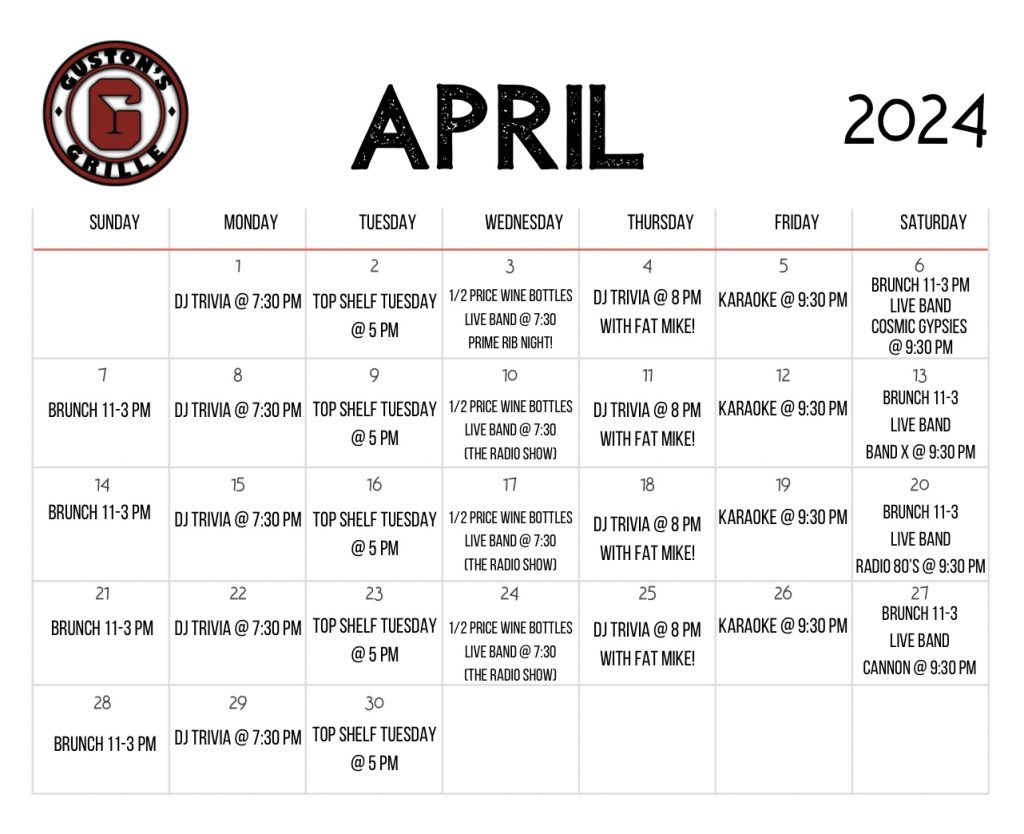 Monthly Calendar - Woodstock, GA